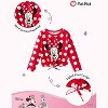 Disney Mickey Mouse & Friends Toddler Girl's Tie Knot Tank Top &Pant Sets Top and Bottom Sets - 4 of 4