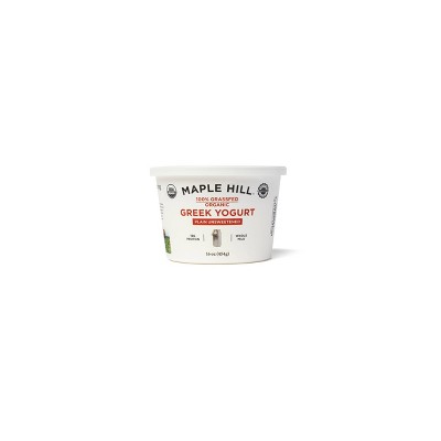 Maple Hill Creamery Plain Greek Yogurt - 16oz