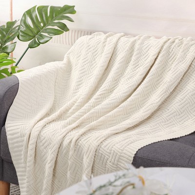 1 Pc Queen Cotton Shaggy Sherpa Bed Blankets Beige - PiccoCasa