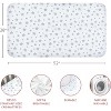 LISM 4 Pack Fitted Crib Sheet for Standard Size Crib and Toddler Mattresses - 2 of 4