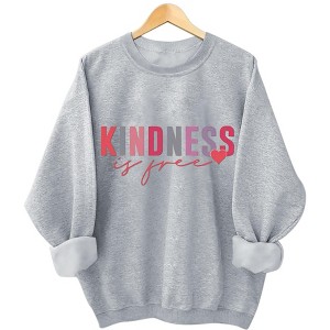 Coolmee Womens Crewneck Sweatshirts Long Sleeve Letters Printed Tops Winter Fashion Pullover Clothing - 1 of 3