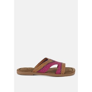 Eirata Genuine Mesh Leather Slip-On Flats - 1 of 4