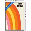 Trends International Hey Happy - Stay Groovy Framed Wall Poster Prints - 3 of 4