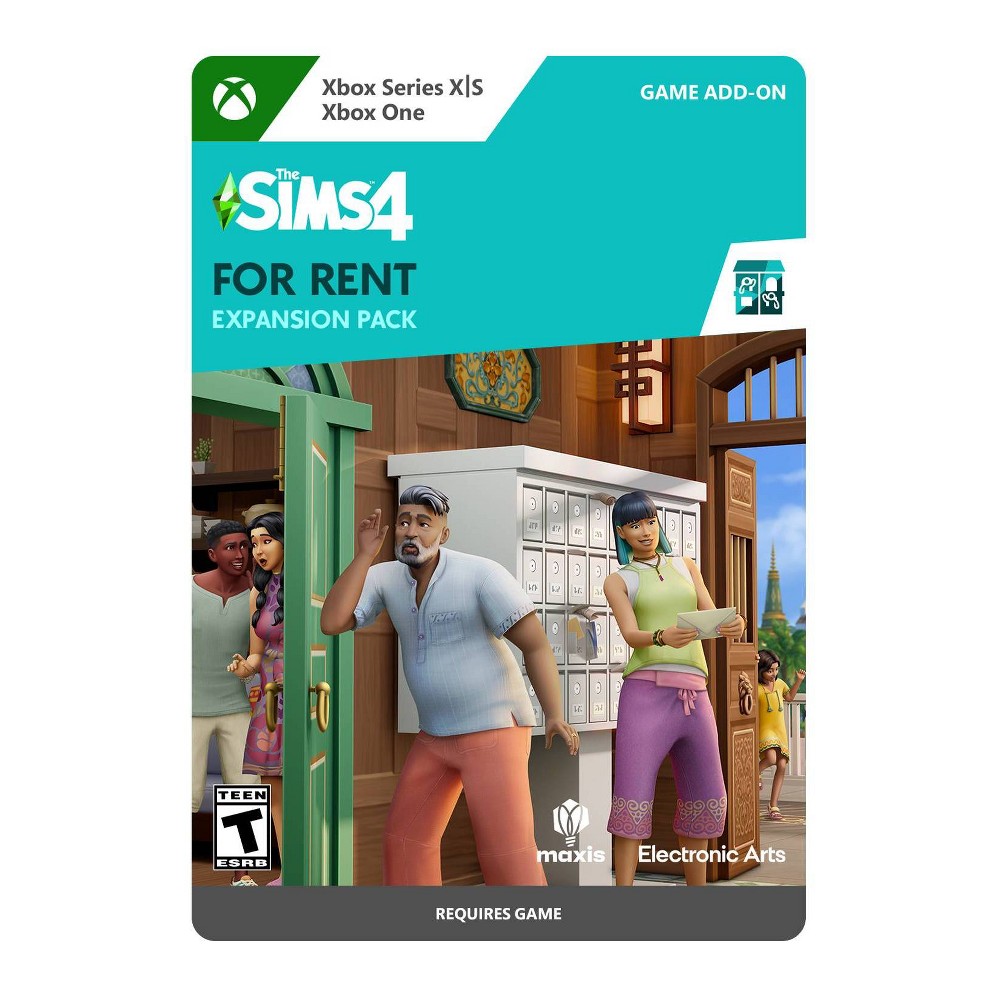 Photos - Gaming Console Microsoft The Sims 4 for Rent Expansion Pack - Xbox Series X|S/Xbox One  (Digital)