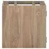 vidaXL Wall-mounted Bathroom Cabinet Natural Teak Solid teak wood - 2 of 4