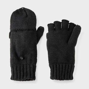 Men's Covertible with Fleece Flip Top Mittens - Goodfellow & Co™ One Size Fits Most - 1 of 3