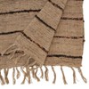 Saro Lifestyle Saro Lifestyle Striped Runner, Natural, 16" x 72" - 2 of 4
