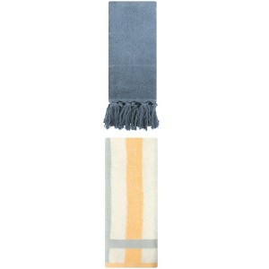 REGALWOVEN 2 Packs Cotton Absorbent Soft Decorative Bathroom Hand Towel for Kitchen - 1 of 4