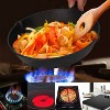 KTMBDW 3 Skillet Bundle 6 inches and 8 inches with 10 inch Set of 3 Cast Iron Frying Pans Non-Stick Oven Safe Cookware Heat-Resistant Frying Pan,Black - 3 of 4