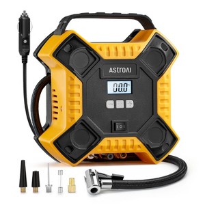AstroAI 160PSI Tire Inflator Air Compressor 12V DC Integrated Metal Structure - 1 of 4