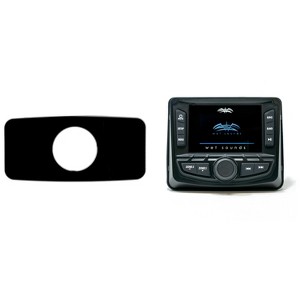 Wet Sounds WS-MC-2 With Marine SEADASH3B Universal Marine 3" Radio Dash Kit - Black - 1 of 4