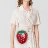 MaseiKar Strawberry Purse for Women and Girls, Soft Strawberry Crossbody Bag with Chain Strap, Strawberry Bag Novelty Purse - 2 of 4