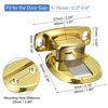 Unique Bargains Zinc Alloy Magnetic Floor Door Stop with Self Adhesive and Screw Mount - 2 of 4