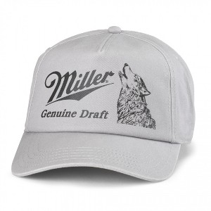 Adult Miller Genuine Draft Grey Wolf Walker Adjustable Hat - 1 of 4
