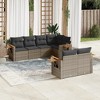 vidaXL Garden Sofa Set Grey - 2 of 4
