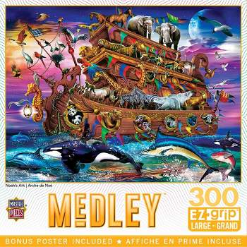 MasterPieces 300 Piece EZ Grip Jigsaw Puzzle - Noah's Arc - 18"x24"