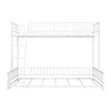 Whisen Twin XL over Queen Bunk Bed Frame with Ladder & Safety Guardrails - 3 of 4