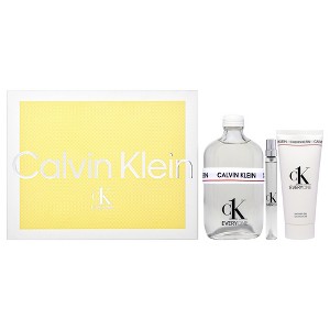 CK Everyone by Calvin Klein for Unisex - 3 Pc Gift Set 6.7oz EDT Spray, 0.33oz EDT Spray, 3.3oz Shower Gel - 1 of 4