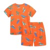 MyKids-USA Summer Baby Kids Cartoon Dinosaurs Pattern T-shirt and Shorts Casual Clothing Set for Boys - 2 of 4