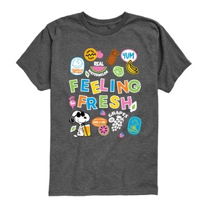 Boys' - Peanuts - Feeling Fresh Short Sleeve Graphic T-Shirt - 1 of 4