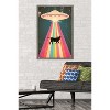 Trends International Ray Heere - UFO Cow Abduction 8 Framed Wall Poster Prints - 2 of 4