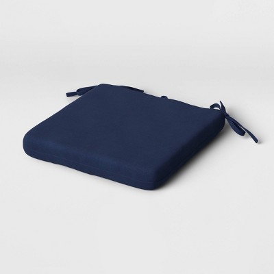 16" x 16" Outdoor Seat Cushion Navy - Room Essentials™