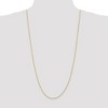 Black Bow Jewelry 1.5mm 14k Yellow Gold, D/C Rope Chain Necklace - 2 of 4