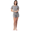 Fruit of the Loom Women's Breathable Pajama Short Sleeve T-shirt and Short Set, Sizes S-4X - 2 of 4