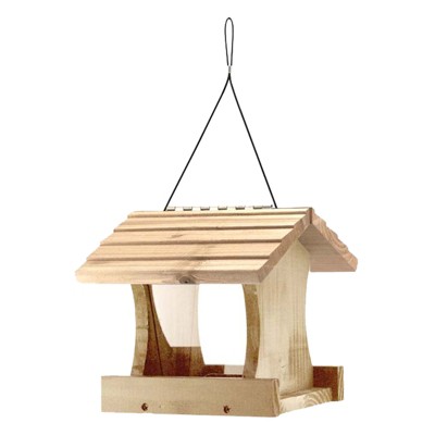 Audubon Wild Bird 2.5 Lb Cedar Platform Bird Feeder 1 Ports : Target