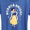 Women's - Disney - Merry And Bright Snow White Short Sleeve Graphic T-Shirt - 2 of 4