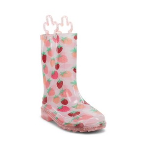 Western Chief Toddler Strawberry Bliss Rain Boots - Pink 12T : Target