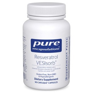 Pure Encapsulations Resveratrol VES-Sorb - Hypoallergenic Support for Cellular and Cardiovascular Health* - 90 Capsules - 1 of 4