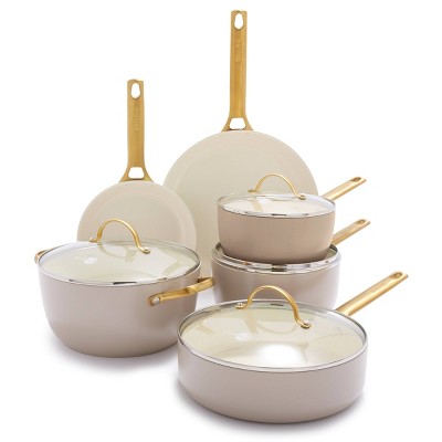 GreenPan Reserve 10pc Hard Anodized Healthy Ceramic Nonstick Cookware Set