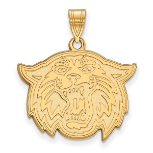 Black Bow Jewelry 14k Yellow Gold Villanova Wildcats NCAA Large Pendant - 1 of 3