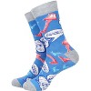 A Christmas Story Adult Movie Inspired Design 3 Pack Crew Socks Multicoloured - 4 of 4