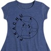 Girls' - Pokémon - Pikachu Circle Fit & Flair Cap Sleeve Dress - 2 of 3