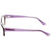 Ecru Ferry Designer Acetate Eye Glasses Frame in Tortoise Havana Blush Purple Violet/Demo Lens 134mm Frame/53mm Lens Width - 3 of 4