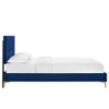 Modway Yasmine Channel Tufted Performance Velvet Twin Platform Bed - 2 of 4