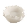 Uttermost Elongated Design Ruffled Edges Matte White Finish Ripple Crest Bowl - 3 of 4