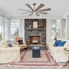 Parrot Uncle 60" Modern Windmill Ceiling Fans with Light and Remote Control Color Changing Integrated LED Ceiling Fan - 2 of 4
