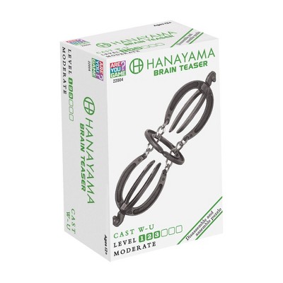 Hanayama Level 3 Cast Metal Horseshoe Puzzle