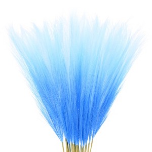 Unique Bargains Dried Plants Artificial Durable Small Fluffy Pampas Grass for Home, Office, Party 20 Pcs 21.7 Inch - 1 of 4