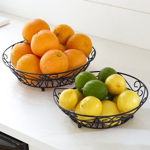 BrylaneHome Scroll 2-Tier Fruit Basket - 1 of 2