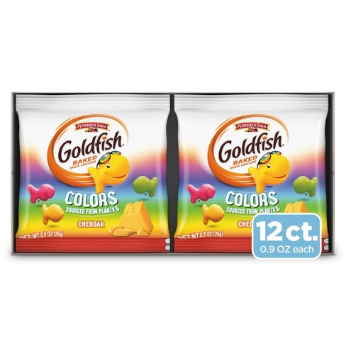 Pepperidge Farm Goldfish Colors Cheddar - 10.8oz/12ct : Target