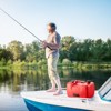 VEVOR Boat Fuel Tank Portable Marine Outboard Gas Tank 3.17 Gallon/12L with Hose, Red - 2 of 4