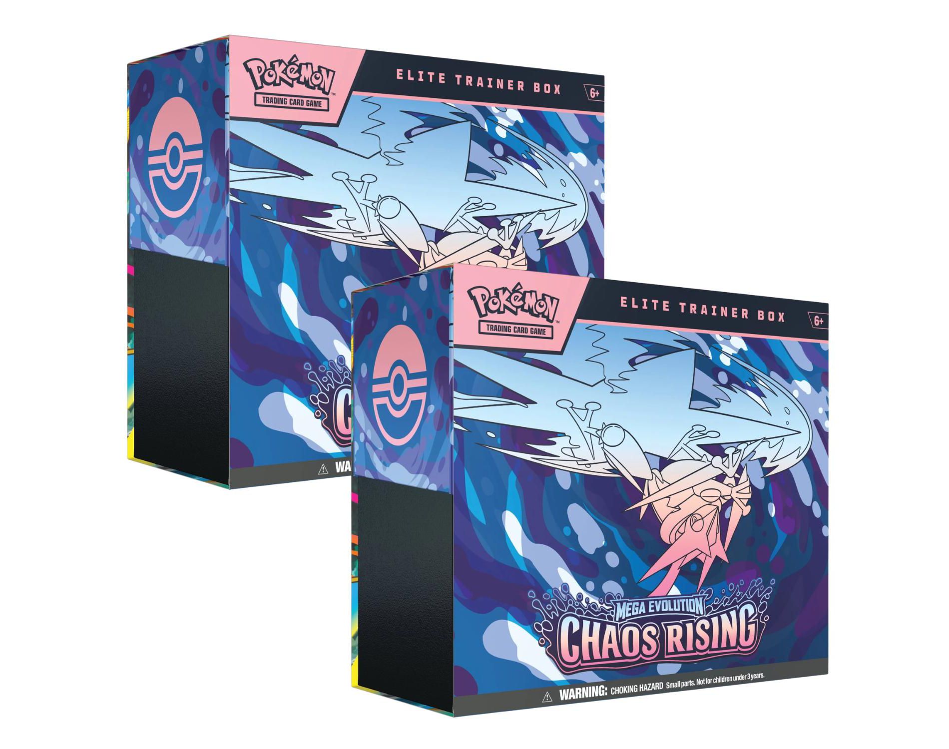 Pokemon ME4 Mega Evolution Chaos Rising Elite Trainer Boxes (2-Pack)