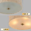 C Cattleya 3-Light Woven Rattan Semi-Flush Mount Ceiling Light - 4 of 4