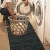 Modern Solid Large Living Room Area Rug, Soft Washable Low Pile Throw Carpet for Bedroom Dining Room - 4 of 4