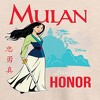 Women's - Disney Princess - Mulan Live By Honor Lightweight French Terry Wide Neck Long Sleeve Shirt - 2 of 4