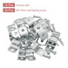 Unique Bargains Z Shape Offset Canvas Clips with 2 Mounting Holes and Screws - 3 of 4